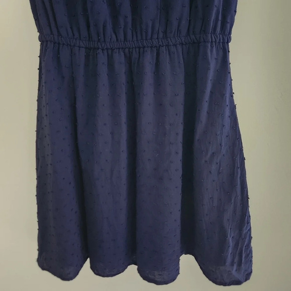 Aeropostale | Swiss Dot Eyelet Yoke Fit & Flare Mini Dress - Size XS - Picture 5 of 10